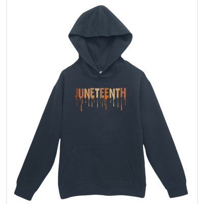 Juneteenth Melanin Tee 19th June 1865 Black History Urban Pullover Hoodie