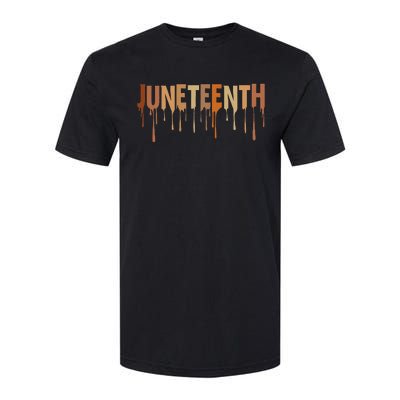 Juneteenth Melanin Tee 19th June 1865 Black History Softstyle CVC T-Shirt