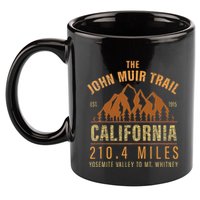 John Muir Trail California Backpacking Trail Hiking 11oz C Handle Ceramic Mug