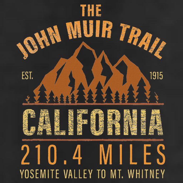 John Muir Trail California Backpacking Trail Hiking 11oz C Handle Ceramic Mug