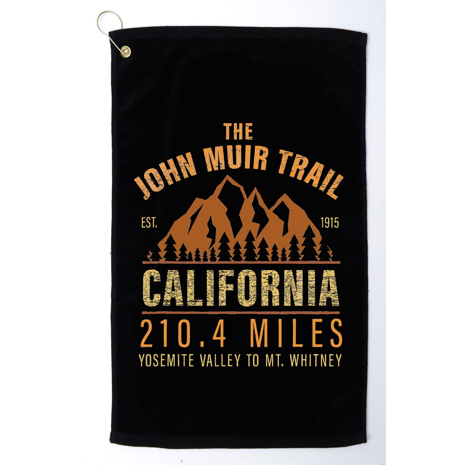 John Muir Trail California Backpacking Trail Hiking Golf Towel