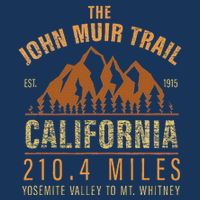 John Muir Trail California Backpacking Trail Hiking Infant Baby Jersey Bodysuit