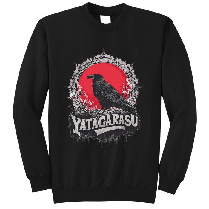 Japanese Mythology Three Legged Crow Yatagarasu Sweatshirt