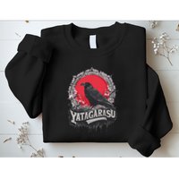 Japanese Mythology Three Legged Crow Yatagarasu Sweatshirt