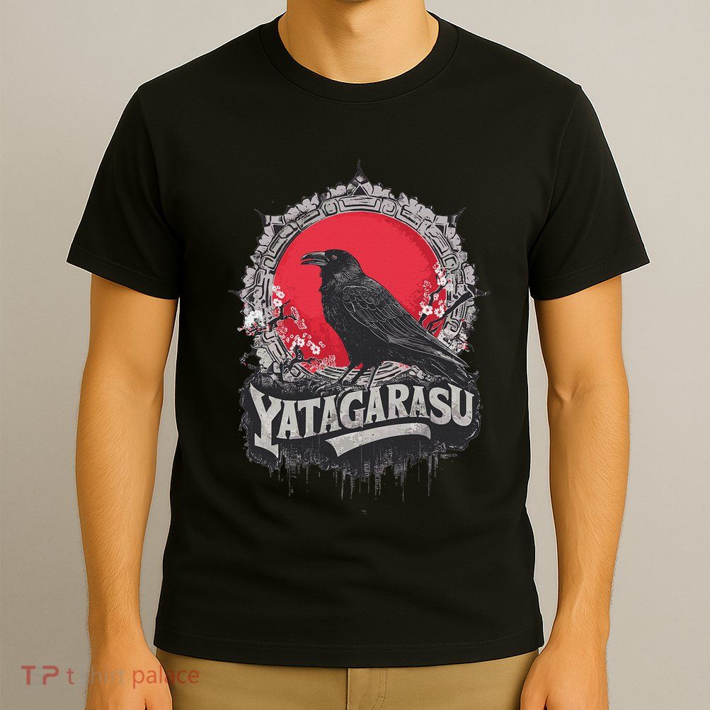 Japanese Mythology Three Legged Crow Yatagarasu T-Shirt