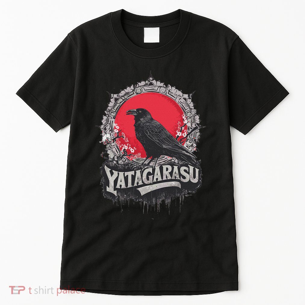 Japanese Mythology Three Legged Crow Yatagarasu Tall T-Shirt