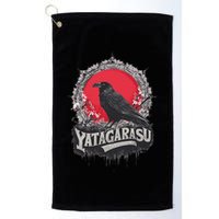 Japanese Mythology Three Legged Crow Yatagarasu Golf Towel
