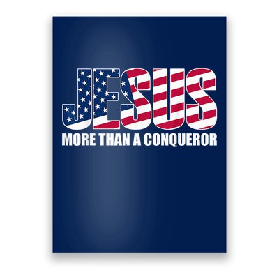 Jesus More Than A Conqueror Poster