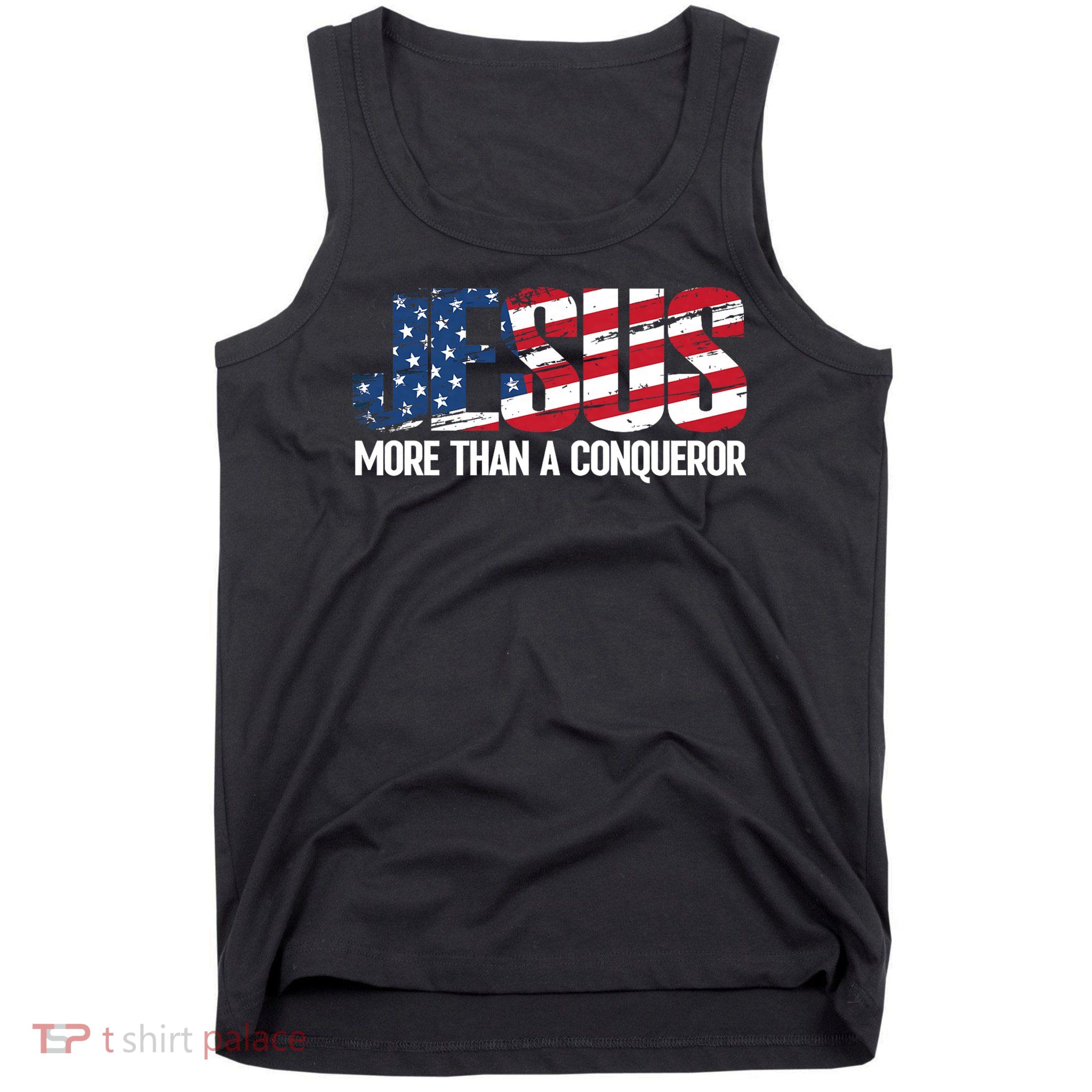 Jesus More Than A Conqueror Tank Top