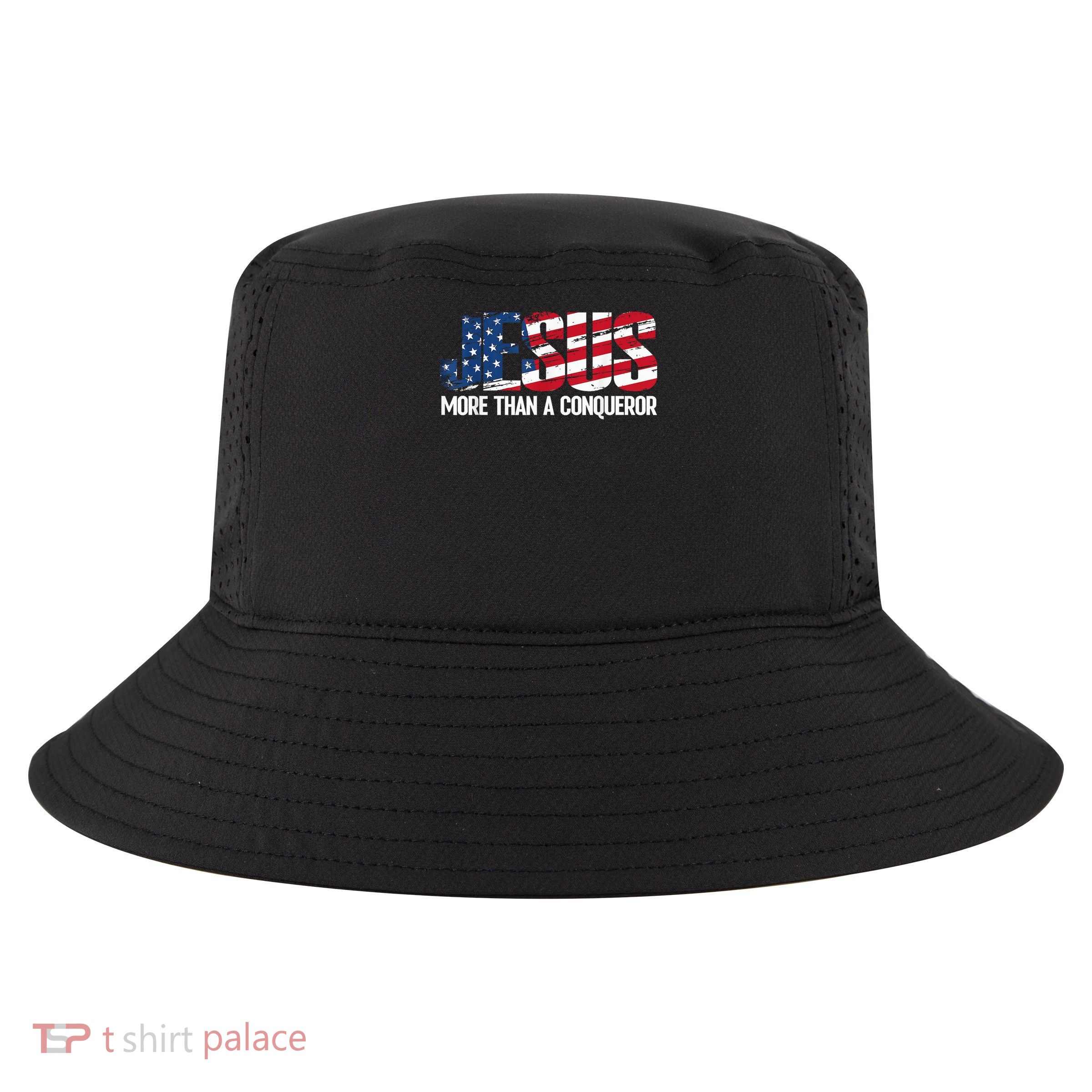 Jesus More Than A Conqueror Cool Comfort Performance Bucket Hat