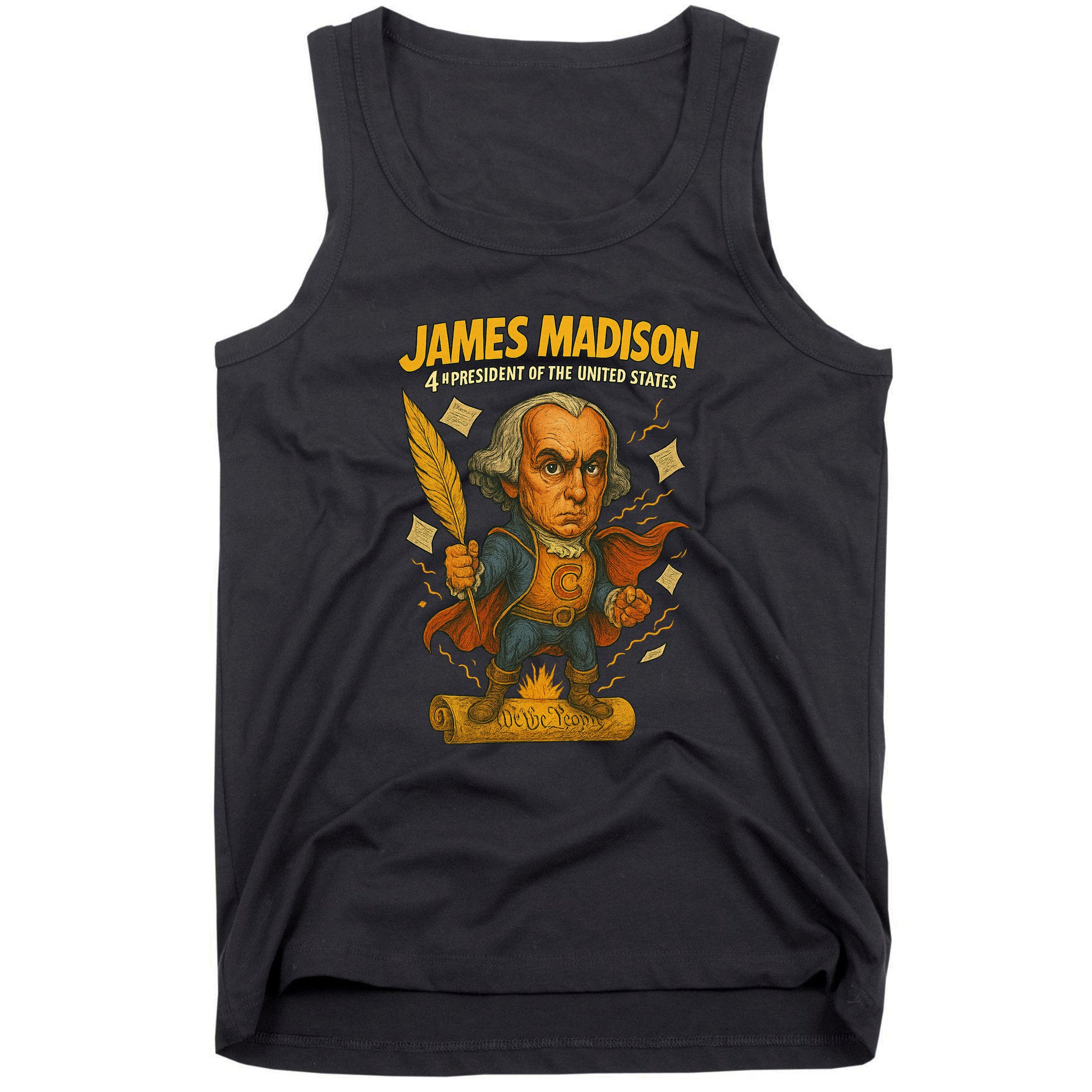 James Madison The Presidential Chronicles 4th President Tank Top