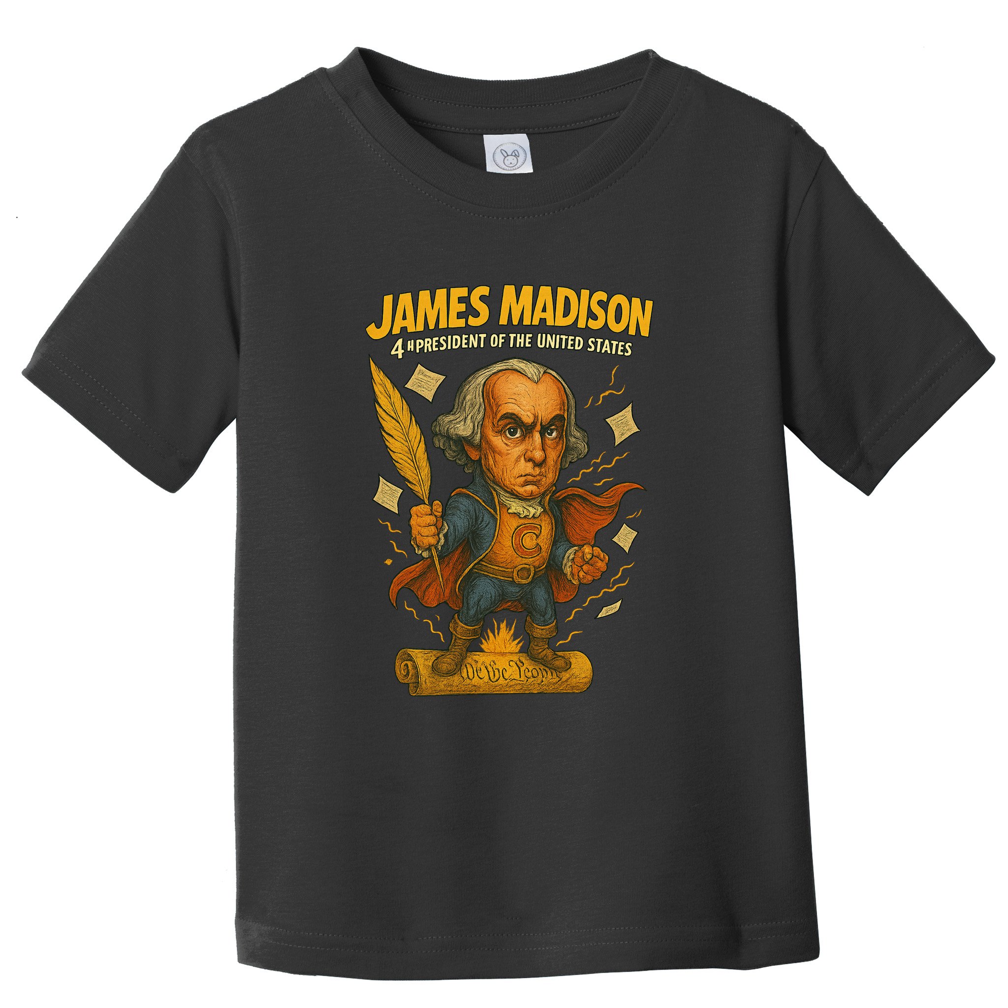 James Madison The Presidential Chronicles 4th President Toddler T-Shirt