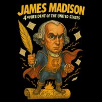 James Madison The Presidential Chronicles 4th President Toddler T-Shirt