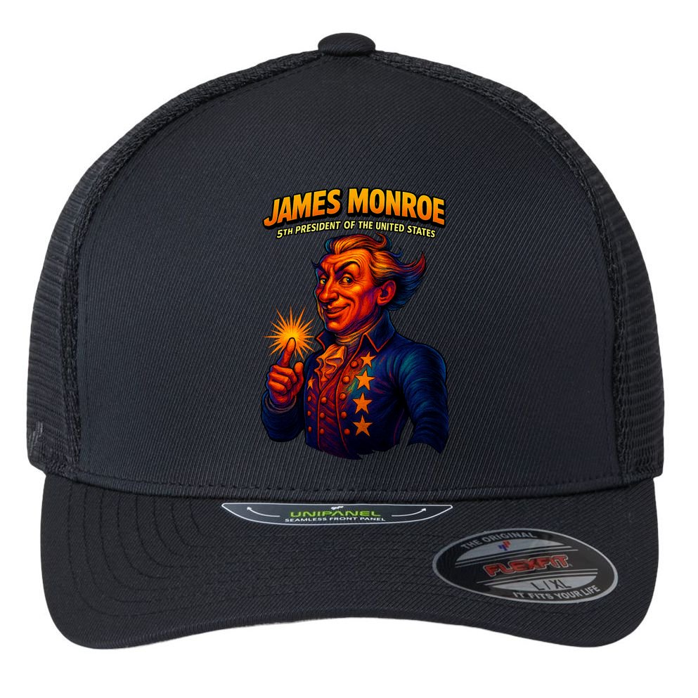James Monroe The Presidential Chronicles Flexfit Unipanel Trucker Cap