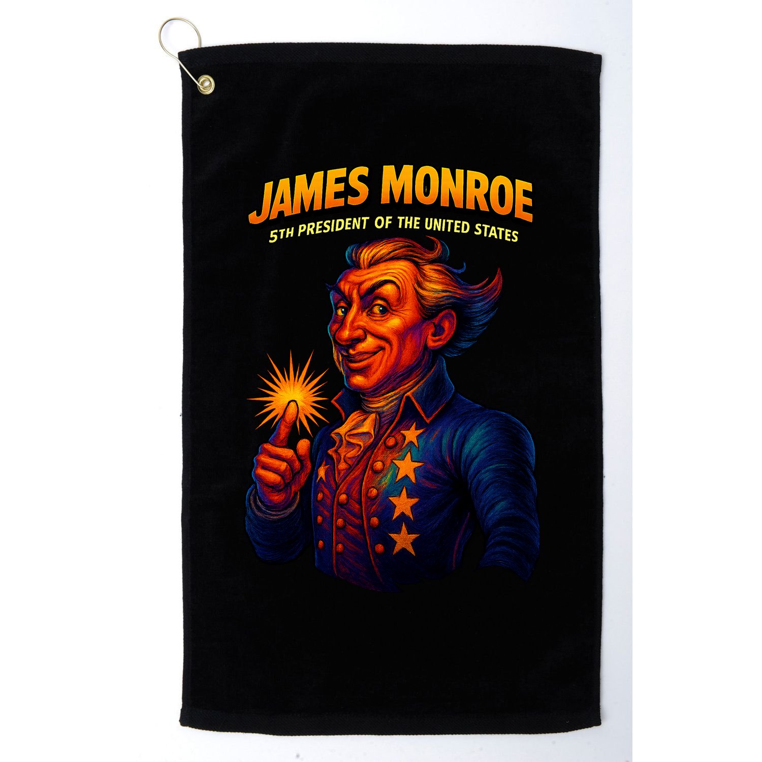 James Monroe The Presidential Chronicles Golf Towel