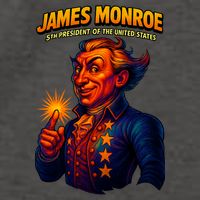 James Monroe The Presidential Chronicles Vector Backpack