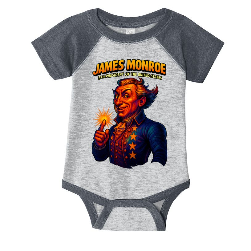 James Monroe The Presidential Chronicles Infant Baby Jersey Bodysuit