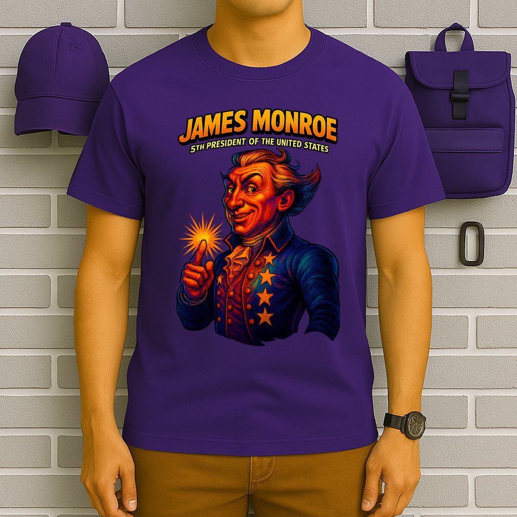 James Monroe The Presidential Chronicles T-Shirt