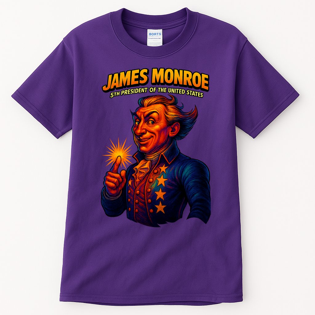James Monroe The Presidential Chronicles Tall T-Shirt