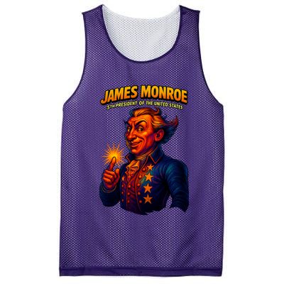 James Monroe The Presidential Chronicles Mesh Reversible Basketball Jersey Tank