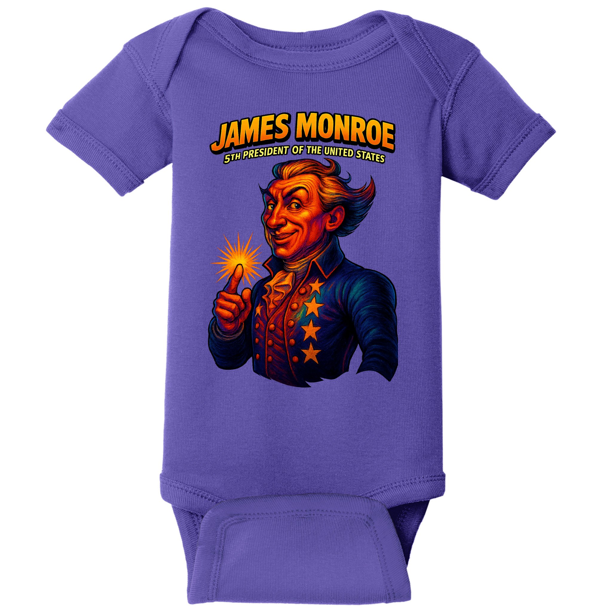 James Monroe The Presidential Chronicles Baby Bodysuit