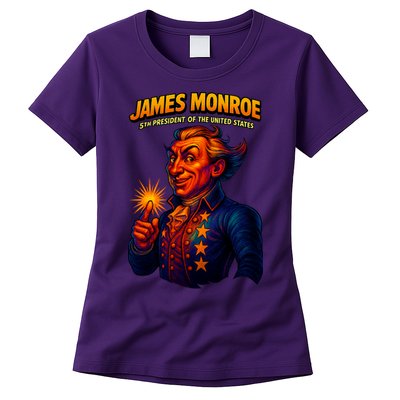 James Monroe The Presidential Chronicles Womens T-Shirt