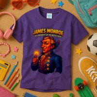 James Monroe The Presidential Chronicles Kids T-Shirt
