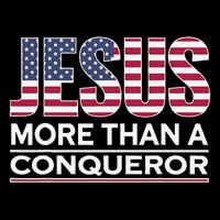 Jesus More Than A Conqueror Drawstring Bag