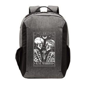 Just Married The Lovers Skeleton Couple Matching Halloween Vector Backpack