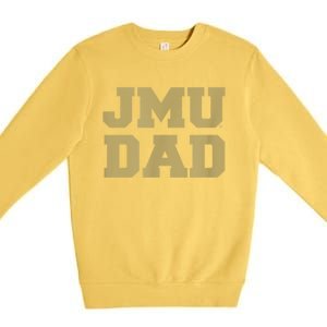 James Madison University JMU Dukes Dad Premium Crewneck Sweatshirt