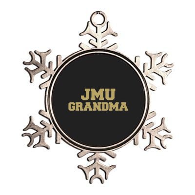 James Madison University JMU Dukes Grandma Metallic Star Ornament