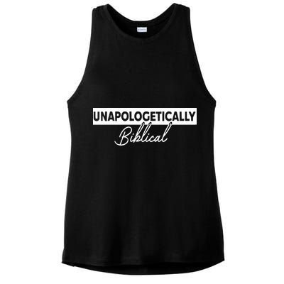 John Mason Unapologetically Biblical Ladies PosiCharge Tri-Blend Wicking Tank