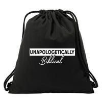 John Mason Unapologetically Biblical Drawstring Bag
