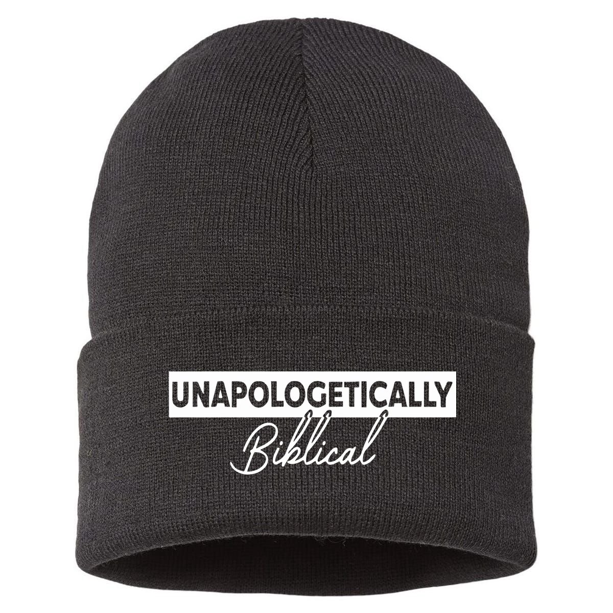 John Mason Unapologetically Biblical Sustainable Knit Beanie