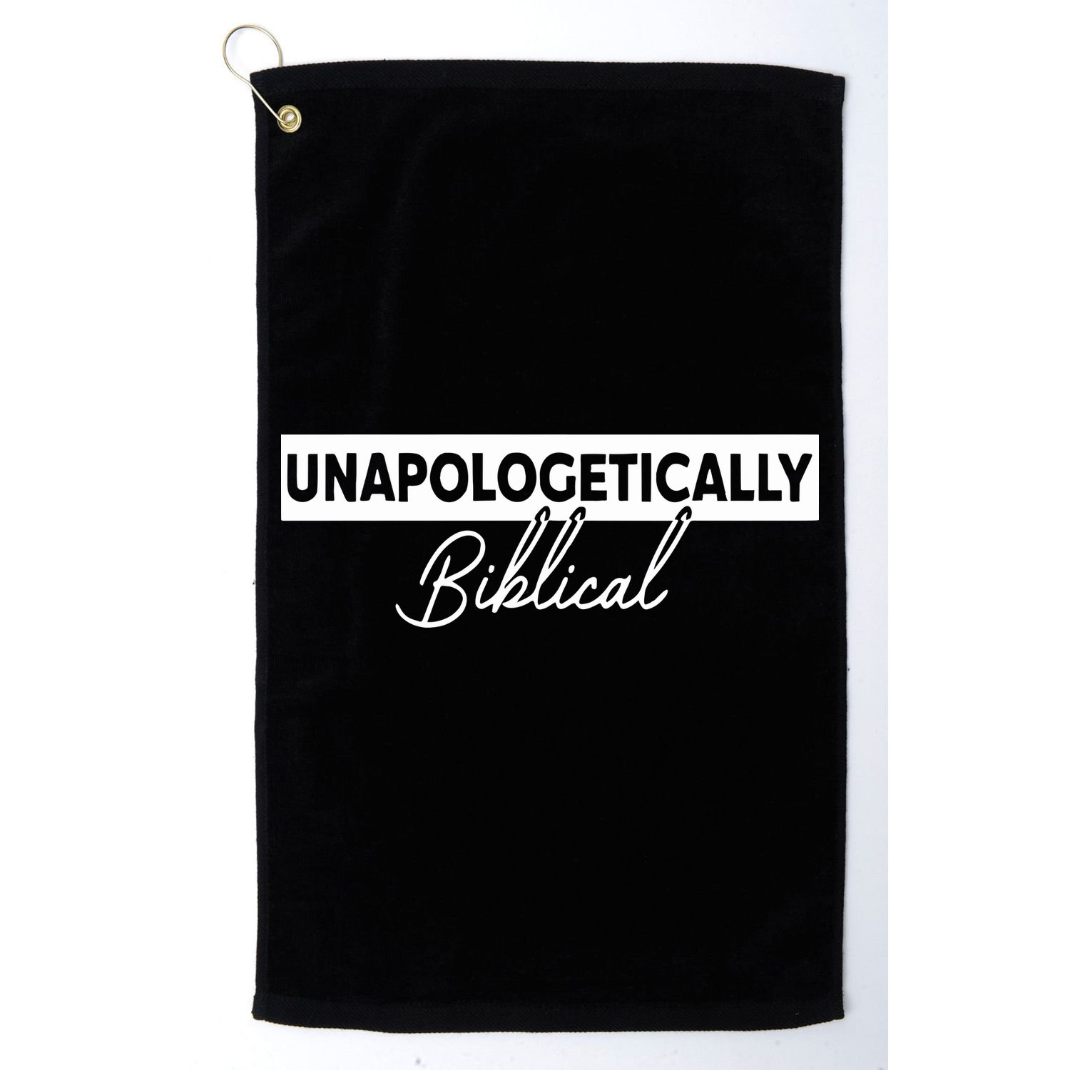 John Mason Unapologetically Biblical Golf Towel