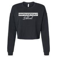 John Mason Unapologetically Biblical Cropped Pullover Crew