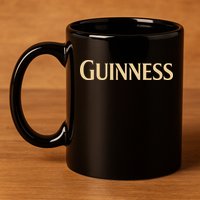 Joe Montana Wearing Guinness 11oz C Handle Ceramic Mug
