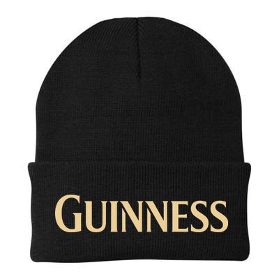 Joe Montana Wearing Guinness Beanie