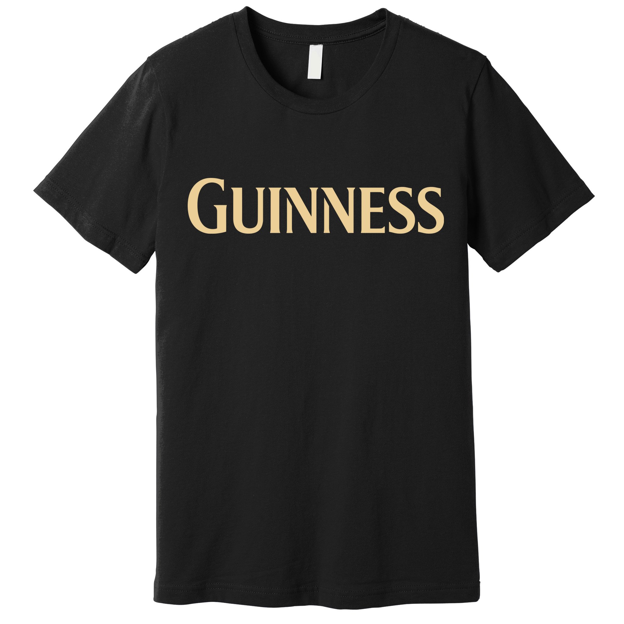 Joe Montana Wearing Guinness Premium T-Shirt