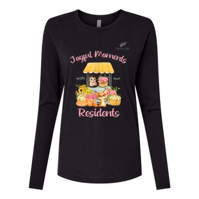 Joyful Moments With Our Residents Folsom Care Center Womens Cotton Relaxed Long Sleeve T-Shirt