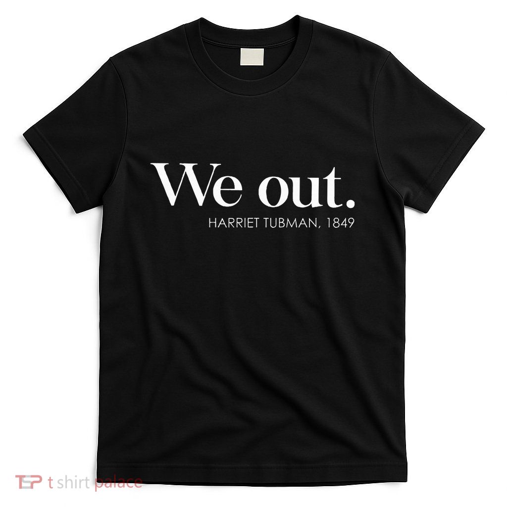 Juneteenth Melanin We Out Harriet Rail Road T-Shirt