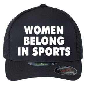 Jomboy Media Women Belong In Sports Flexfit Unipanel Trucker Cap