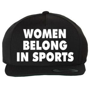 Jomboy Media Women Belong In Sports Wool Snapback Cap