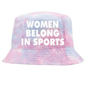 Jomboy Media Women Belong In Sports Tie-Dyed Bucket Hat