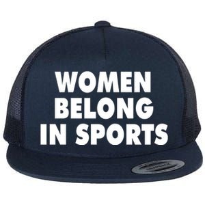 Jomboy Media Women Belong In Sports Flat Bill Trucker Hat