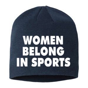 Jomboy Media Women Belong In Sports Sustainable Beanie