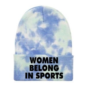 Jomboy Media Women Belong In Sports Tie Dye 12in Knit Beanie