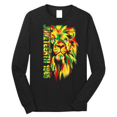 Juneteenth Men Women African American Black Lion 1865 King Long Sleeve Shirt