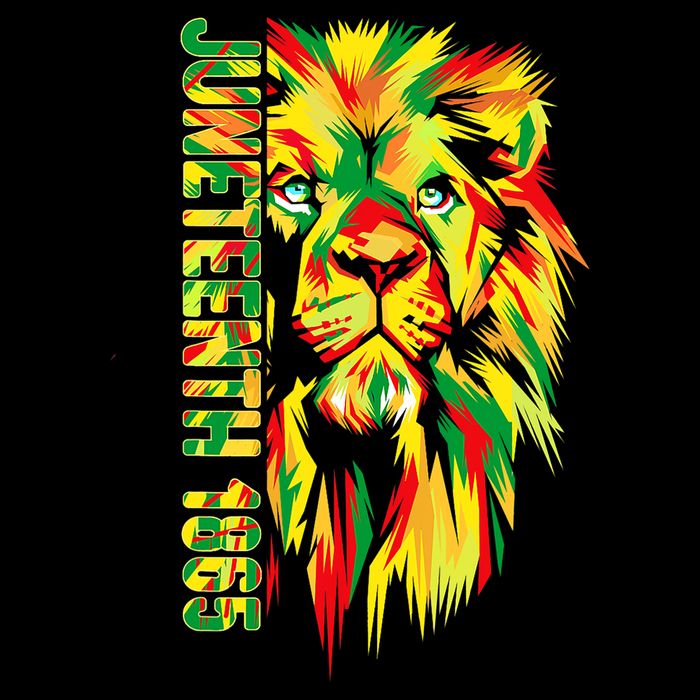 Juneteenth Men Women African American Black Lion 1865 King 16 in Basic Backpack