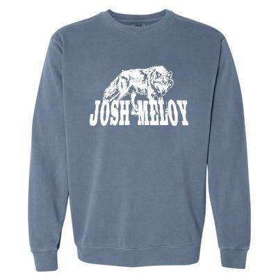 Josh Meloy Wolf Garment-Dyed Sweatshirt